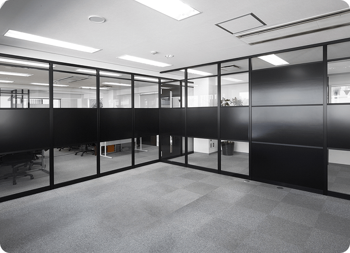 アルミパーティション工事