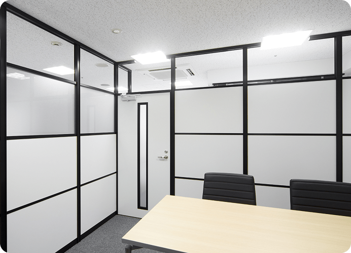 アルミパーティション工事